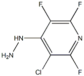 1-(3-chloro-2,5,6-trifluoropyridin-4-yl)hydrazine Structural