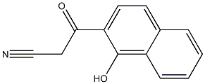 3-(1-hydroxynaphthalen-2-yl)-3-oxopropanenitrile Structural