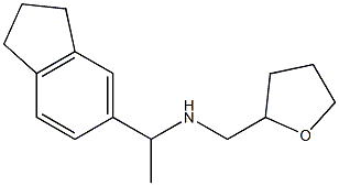 [1-(2,3-dihydro-1H-inden-5-yl)ethyl](oxolan-2-ylmethyl)amine