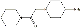 2-(4-aminopiperidin-1-yl)-1-(piperidin-1-yl)ethan-1-one Structural