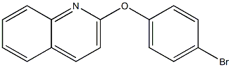 2-(4-bromophenoxy)quinoline Structural