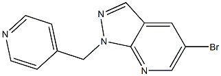 5-bromo-1-(pyridin-4-ylmethyl)-1H-pyrazolo[3,4-b]pyridine