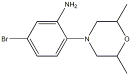 5-bromo-2-(2,6-dimethylmorpholin-4-yl)aniline