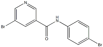 5-bromo-N-(4-bromophenyl)pyridine-3-carboxamide Structural