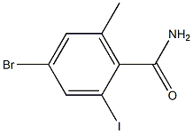 4-Bromo-2-iodo-6-methyl-benzamide