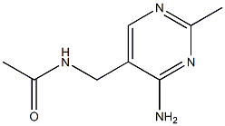 2-Methyl-4-amino-5-acetylaminomethyl pyrimidine Structural