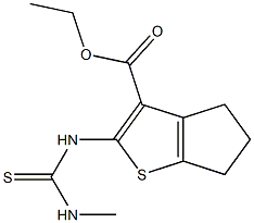 2-(3-Methylthioureido)-5,6-dihydro-4H-cyclopenta[b]thiophene-3-carboxylic acid ethyl ester