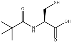 N-pivaloyl-D-cysteine Structural