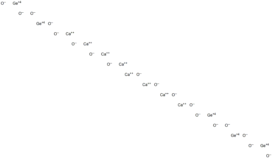 octacalcium pentagermanium
octadecaoxide Structural