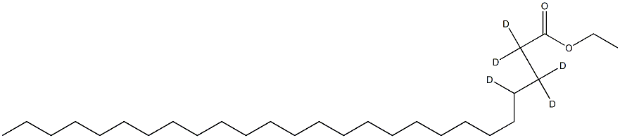 Hexacosanoic Acid Ethyl Ester-d5 Structural