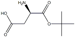 D-Aspartic Acid 1-(1,1-Dimethylethyl) Ester Structural