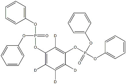 Resorcinol-2,4,5,6-d4 Bis(diphenyl Phosphate) Structural