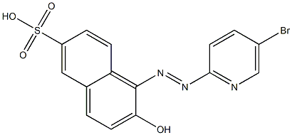 1-(5-bromo-2-pyridylazo)-2-naphthol-6-sulfonic acid