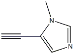 5-ETHYNYL-1-METHYLIMIDAZOLE Structural