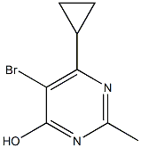 5-bromo-6-cyclopropyl-2-methylpyrimidin-4-ol