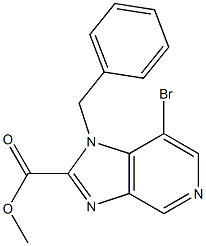 methyl 1-benzyl-7-bromo-1H-imidazo[4,5-c]pyridine-2-carboxylate