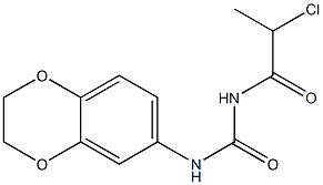 2-CHLORO-N-[(2,3-DIHYDRO-1,4-BENZODIOXIN-6-YLAMINO)CARBONYL]PROPANAMIDE