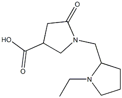 1-[(1-ETHYLPYRROLIDIN-2-YL)METHYL]-5-OXOPYRROLIDINE-3-CARBOXYLIC ACID