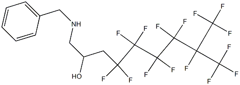 1-Benzylamino-4,4,5,5,6,6,7,7,8,9,9,9-dodecafluoro-8-trifluoromethyl-nonan-2-ol