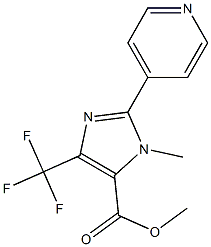 3-METHYL-2-PYRIDIN-4-YL-5-TRIFLUOROMETHYL-3H-IMIDAZOLE-4-CARBOXYLIC ACID METHYL ESTER