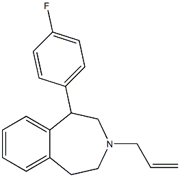 3-ALLYL-1-(4-FLUOROPHENYL)-2,3,4,5-TETRAHYDRO-1H-BENZO[D]AZEPINE