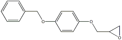 1-(P-BENZYLOXYPHENOXY)2,3-EPOXY-PROPANE Structural