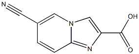 6-cyanoimidazo[1,2-a]pyridine-2-carboxylic acid Structural