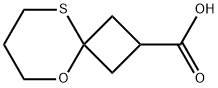 5-Oxa-9-thia-spiro[3.5]nonane-2-carboxylic acid
 Structural