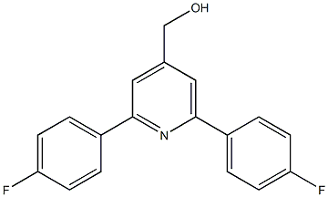 (2,6-bis(4-fluorophenyl)pyridin-4-yl)methanol Structural