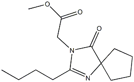 (2-BUTYL-4-OXO-1,3-DIAZA-SPIRO[4.4]NON-1-EN-3-YL)-ACETIC ACID METHYL ESTER