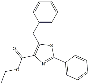 ETHYL 5-BENZYL-2-PHENYL-1,3-THIAZOLE-4-CARBOXYLATE