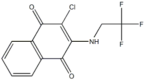 2-chloro-3-[(2,2,2-trifluoroethyl)amino]naphthoquinone