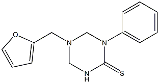 5-(2-furylmethyl)-1-phenyl-1,3,5-triazinane-2-thione