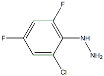 1-(2-chloro-4,6-difluorophenyl)hydrazine Structural