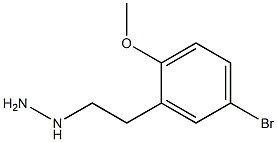 1-(5-bromo-2-methoxyphenethyl)hydrazine