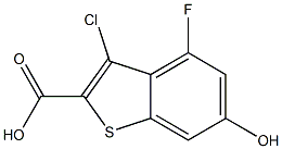 3-chloro-4-fluoro-6-hydroxybenzo[b]thiophene-2-carboxylic acid