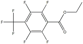 ethyl 2,3,5,6-tetrafluoro-4-(trifluoromethyl)benzoate Structural