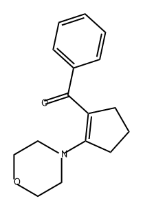 N-(2-Benzoylcyclopenten-1-yl)morpholine Structural