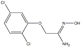 (1Z)-2-(2,5-dichlorophenoxy)-N'-hydroxyethanimidamide Structural