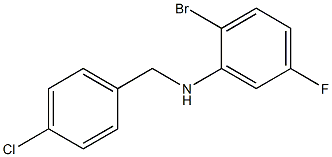 (2-bromo-5-fluorophenyl)(4-chlorophenyl)methylamine Structural