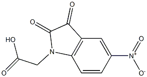 (5-nitro-2,3-dioxo-2,3-dihydro-1H-indol-1-yl)acetic acid