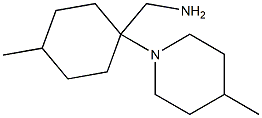 [4-methyl-1-(4-methylpiperidin-1-yl)cyclohexyl]methanamine