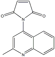 1-(2-methylquinolin-4-yl)-2,5-dihydro-1H-pyrrole-2,5-dione Structural