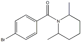 1-(4-bromobenzoyl)-2,6-dimethylpiperidine