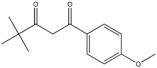 1-(4-methoxyphenyl)-4,4-dimethylpentane-1,3-dione