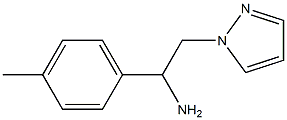 1-(4-methylphenyl)-2-(1H-pyrazol-1-yl)ethanamine