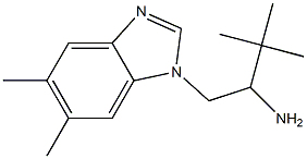 1-(5,6-dimethyl-1H-1,3-benzodiazol-1-yl)-3,3-dimethylbutan-2-amine