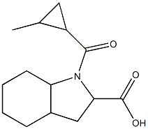 1-[(2-methylcyclopropyl)carbonyl]octahydro-1H-indole-2-carboxylic acid