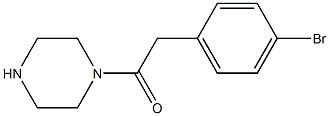 1-[(4-bromophenyl)acetyl]piperazine