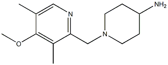 1-[(4-methoxy-3,5-dimethylpyridin-2-yl)methyl]piperidin-4-amine